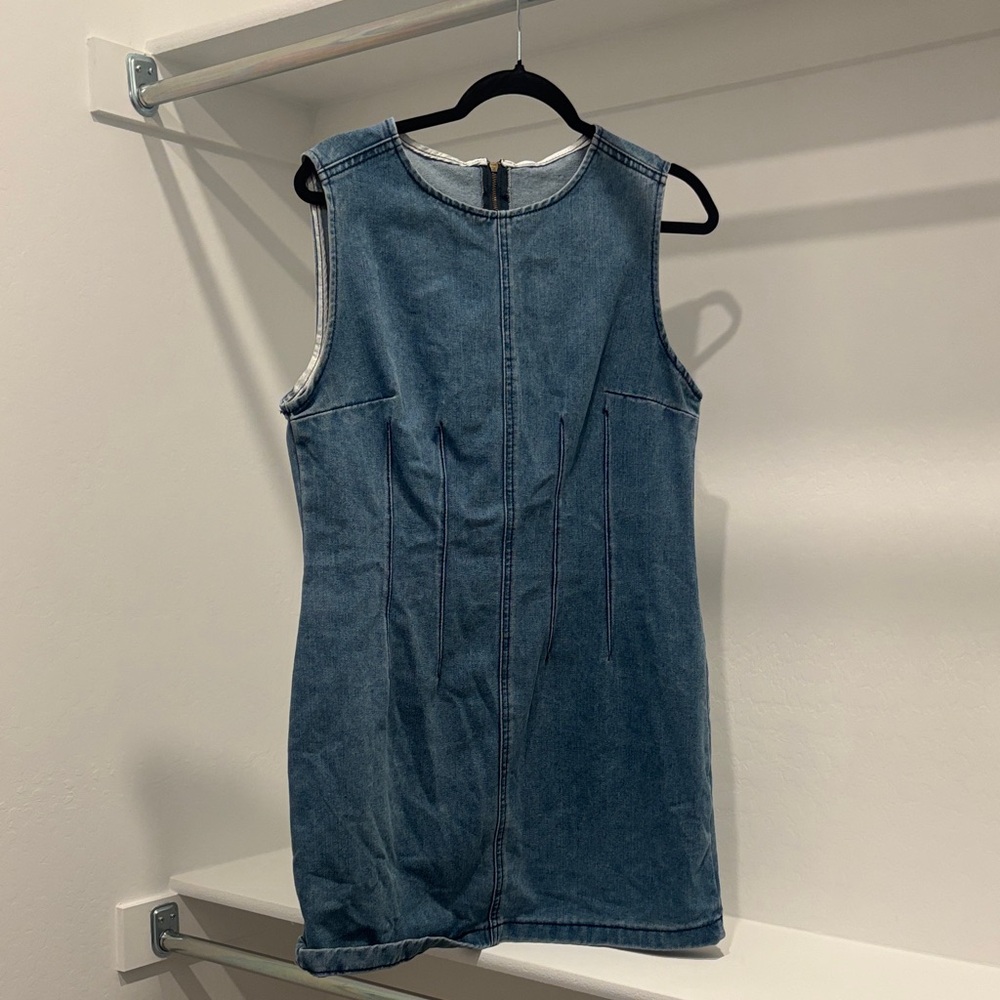 Sleeveless Denim Dress